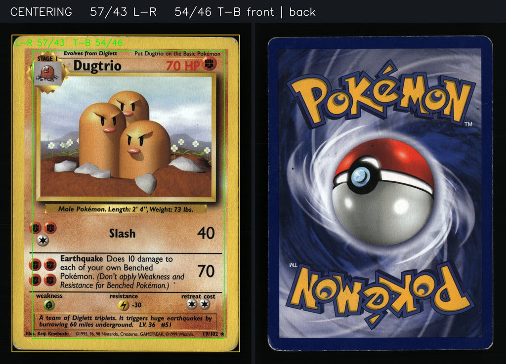 Dugtrio 19/102 — Rare - Base Set · A001