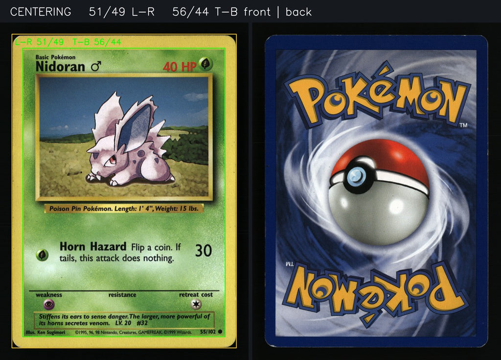 Nidoran♂ 55/102 — Common (Good) - Base Set · A003