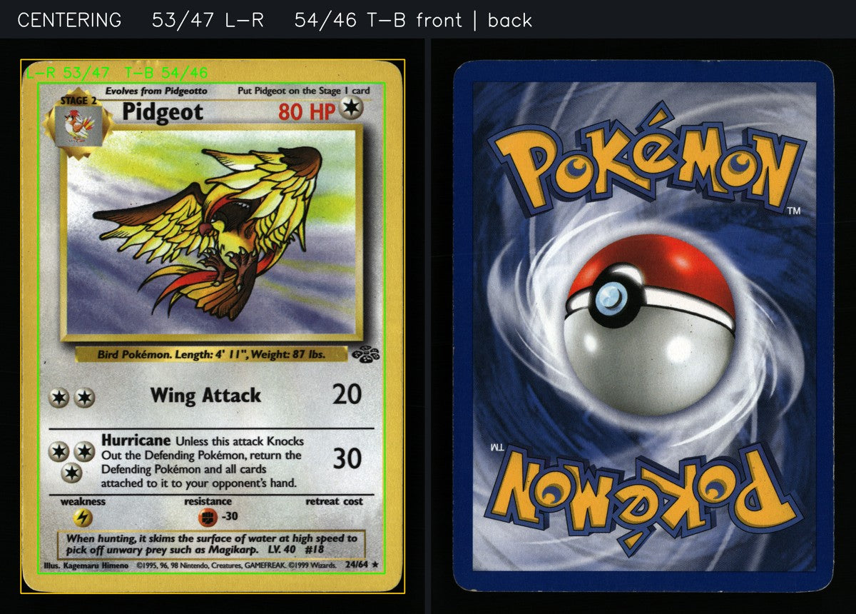 Pidgeot 24/64 — Rare (Played) - Jungle · A006