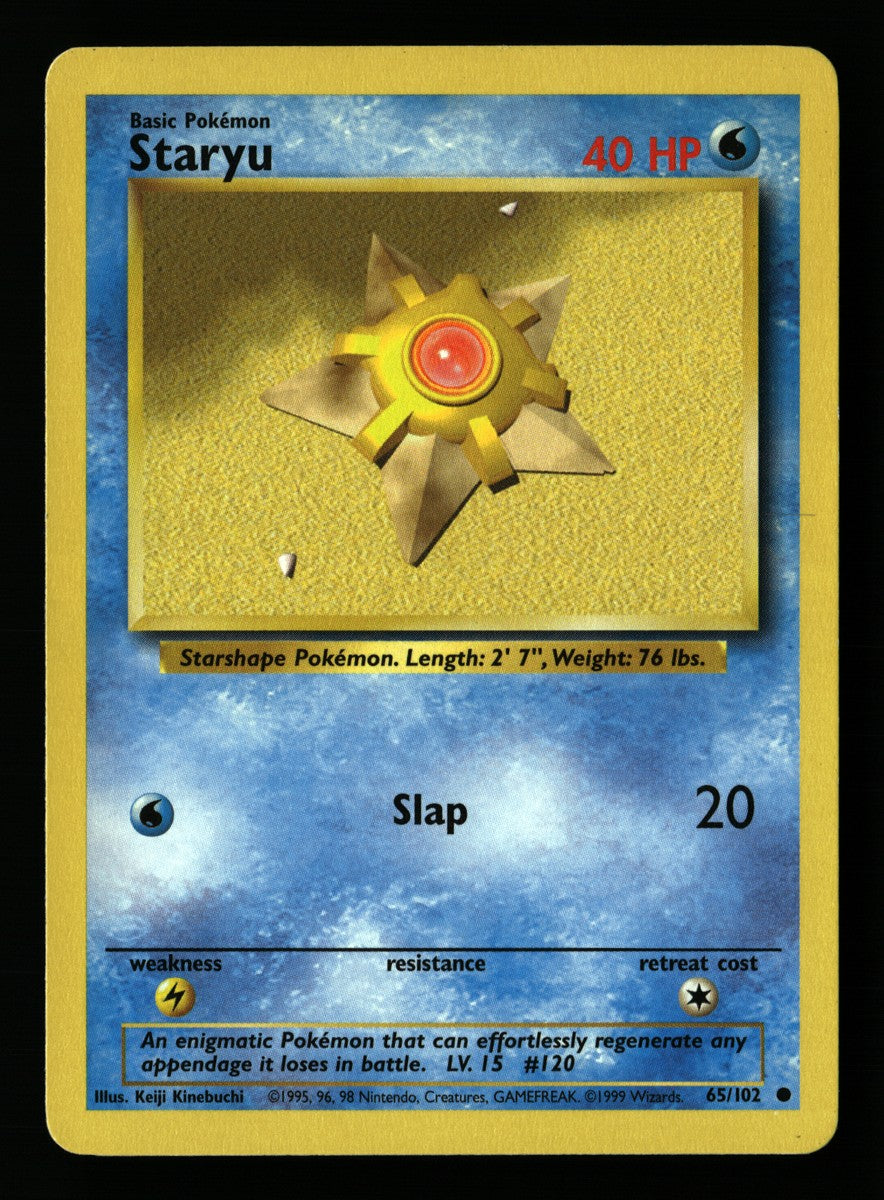 Staryu 65/102 — Common (Good) - Base Set · A011