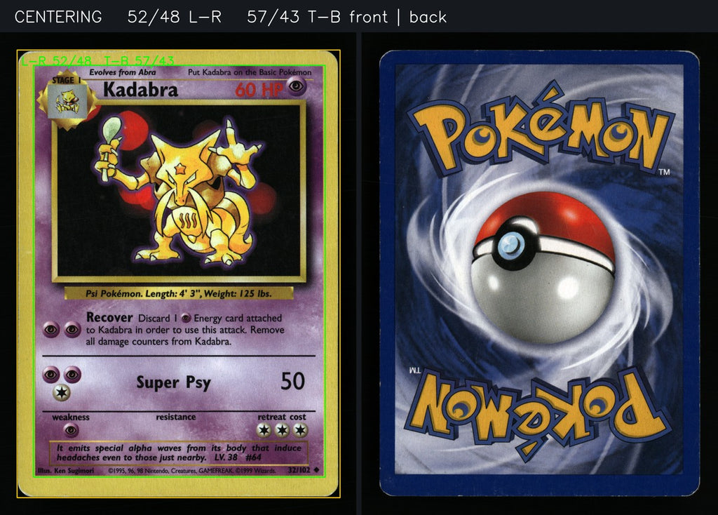 Kadabra 32/102 — Uncommon (Good) - Base Set · A033