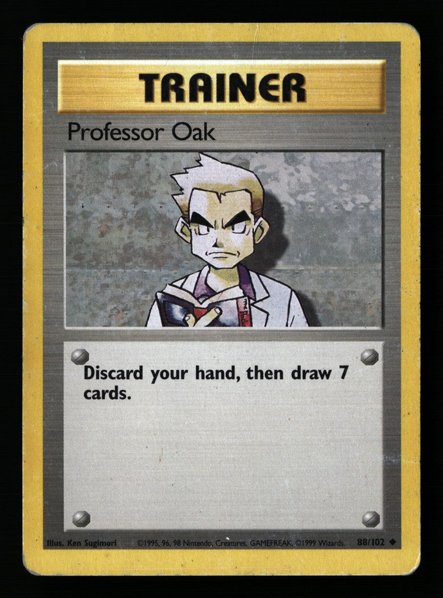 Professor Oak 88/102 — Uncommon (Light Played) - Base Set · A018