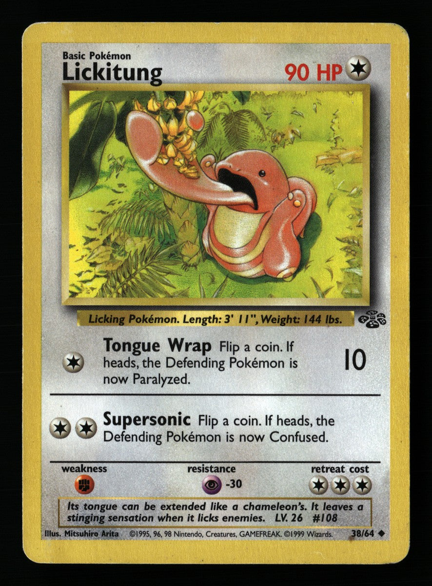 Lickitung 38/64 — Uncommon (Light Played) - Jungle · A017