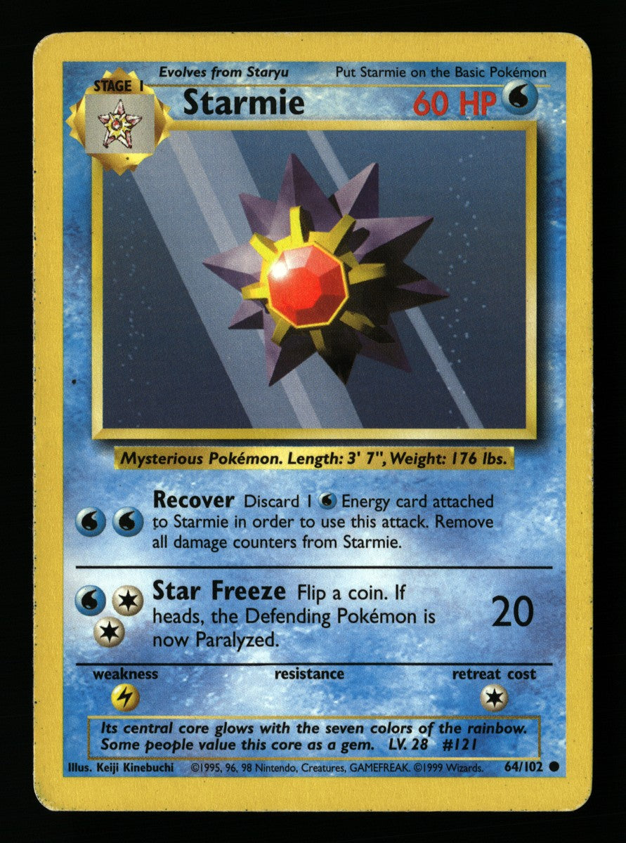 Starmie 64/102 — Common (Good) - Base Set · A038