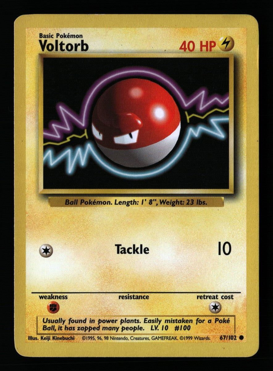 Voltorb 67/102 — Common (Good) - Base Set · A050