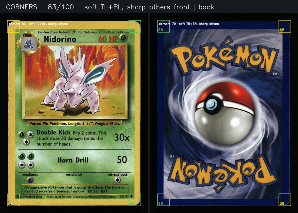 Nidorino 37/102 — Uncommon (Light Played) - Base Set · A053