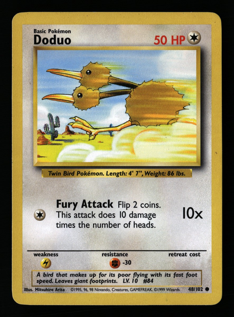 Doduo 48/102 — Common (Excellent) - Base Set · A054