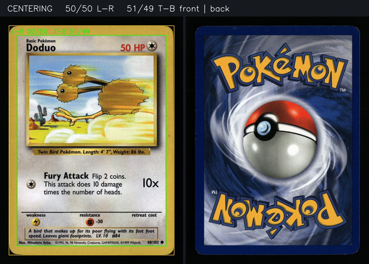 Doduo 48/102 — Common (Excellent) - Base Set · A054