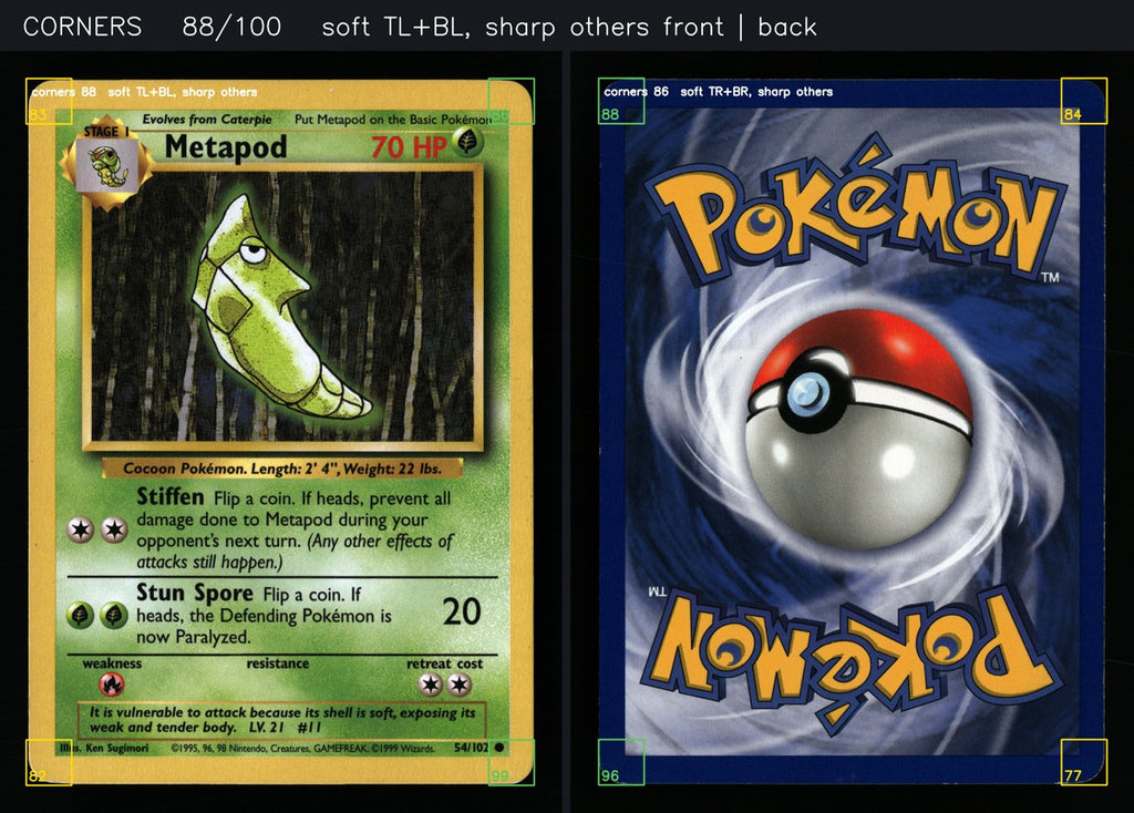 Metapod 54/102 — Common (Excellent) - Base Set · A076