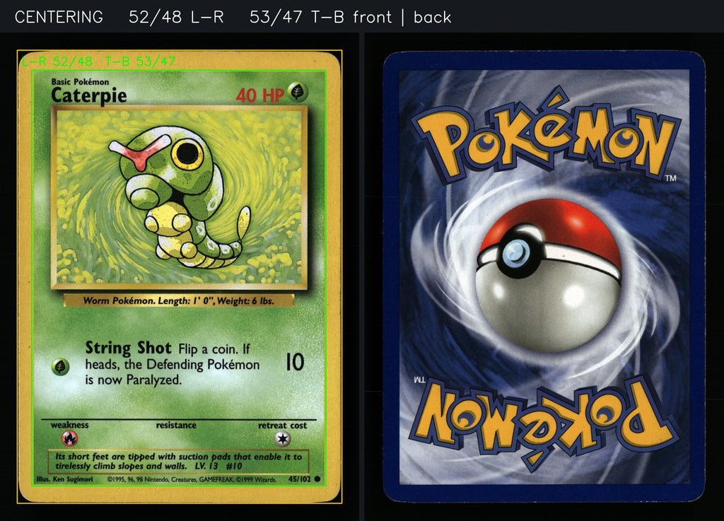 Caterpie 45/102 — Common (Good) - Base Set · A077