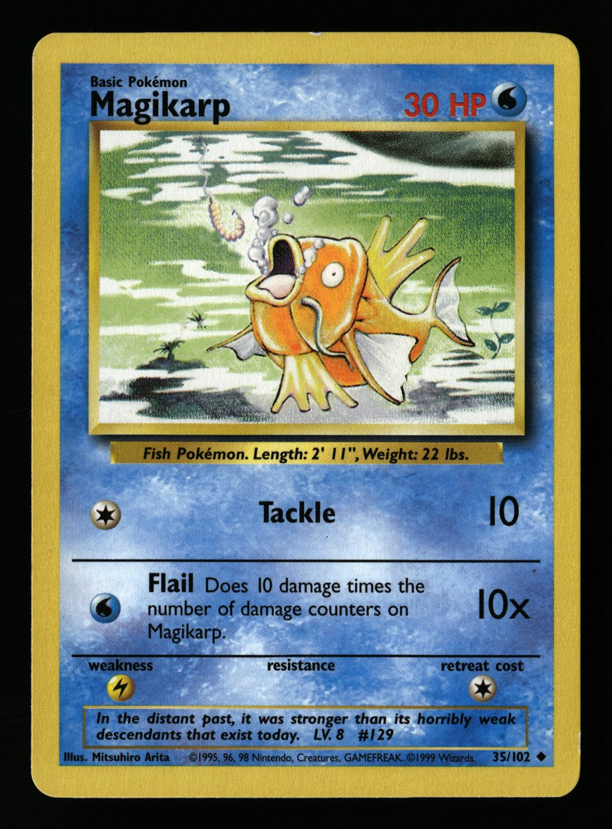 Magikarp 35/102 — Uncommon (Good) - Base Set · A078