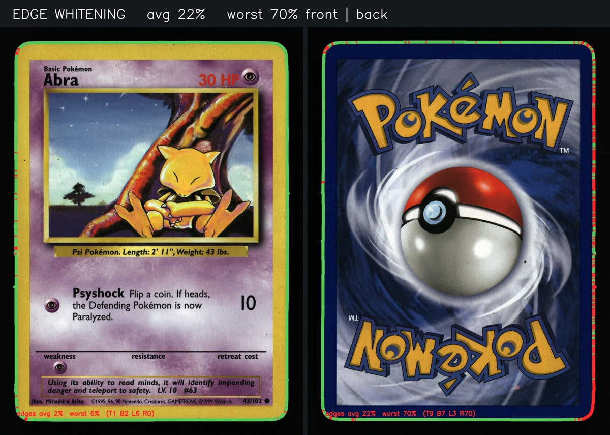 Abra 43/102 — Common (Light Played) - Base Set · A087