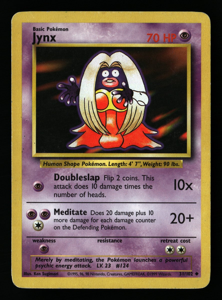 Jynx 31/102 — Uncommon (Good) - Base Set · A143