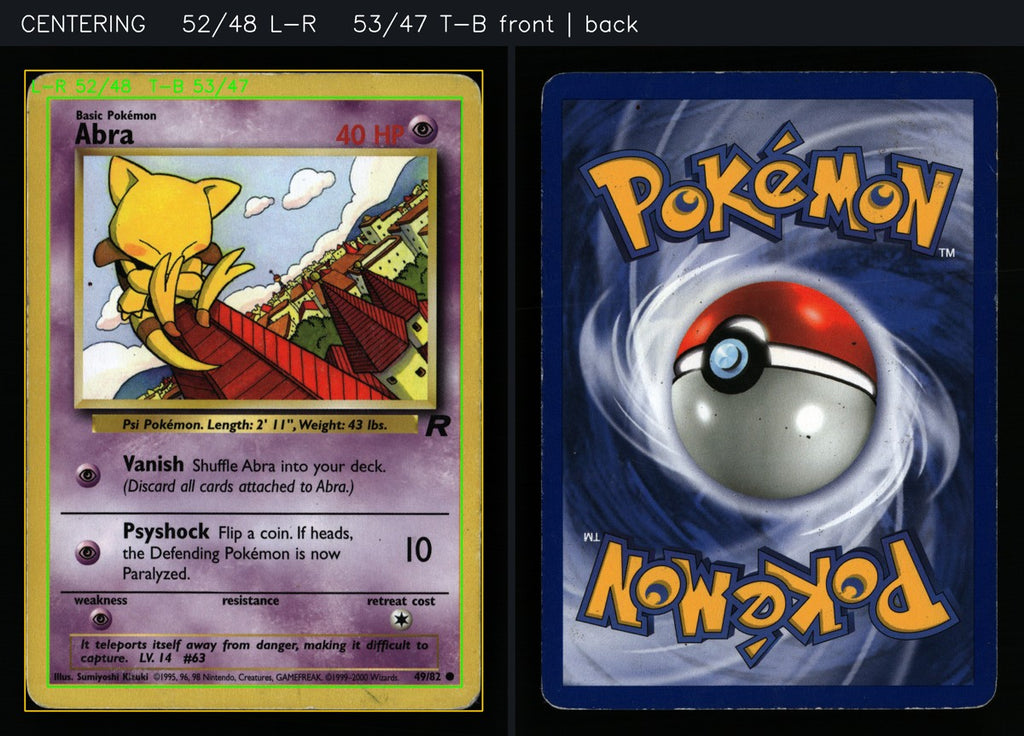 Abra 49/82 — Common (Played) - Team Rocket · A174