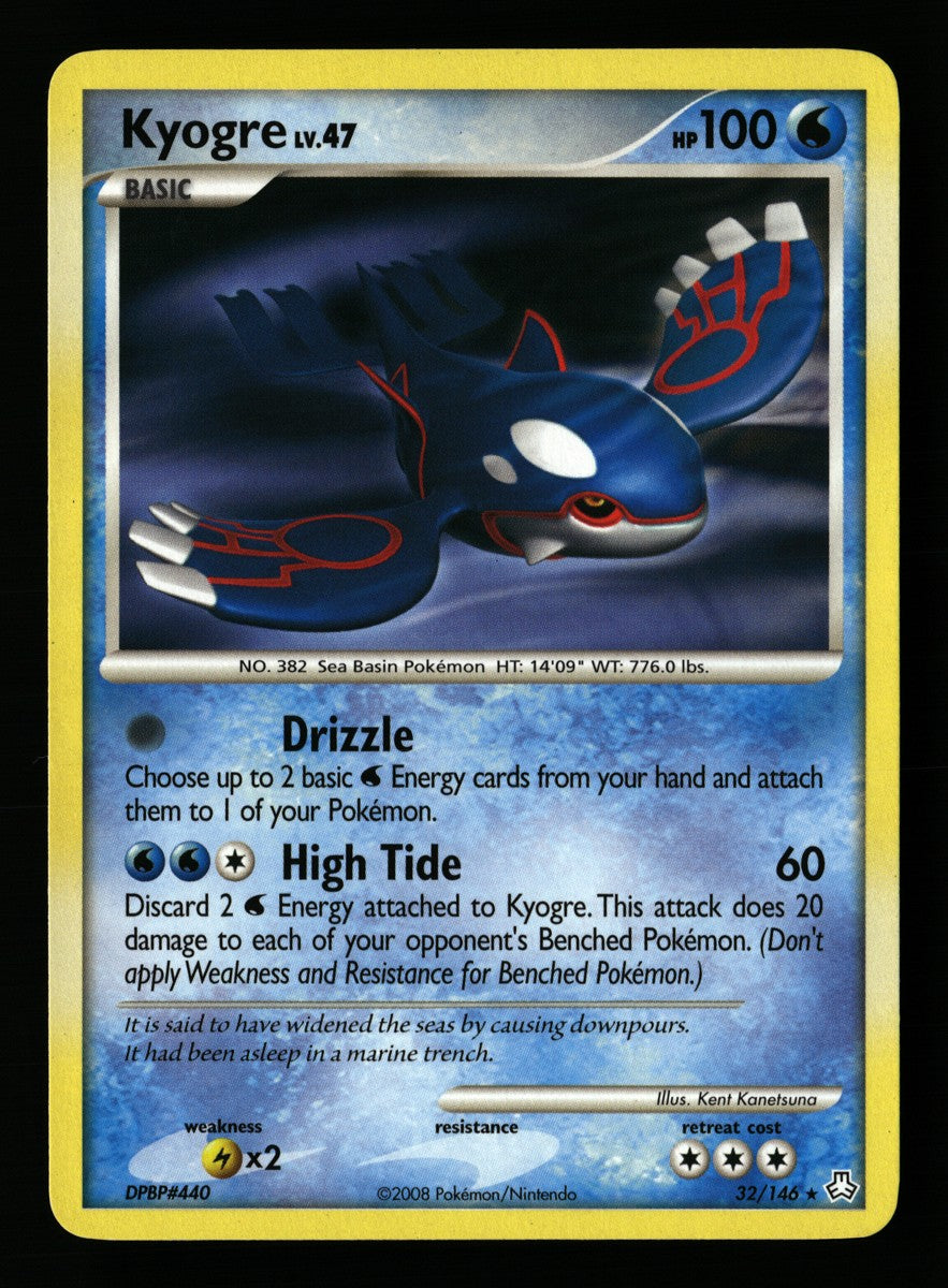 Kyogre 32/146 — Rare (Good) - Legends Awakened · A183