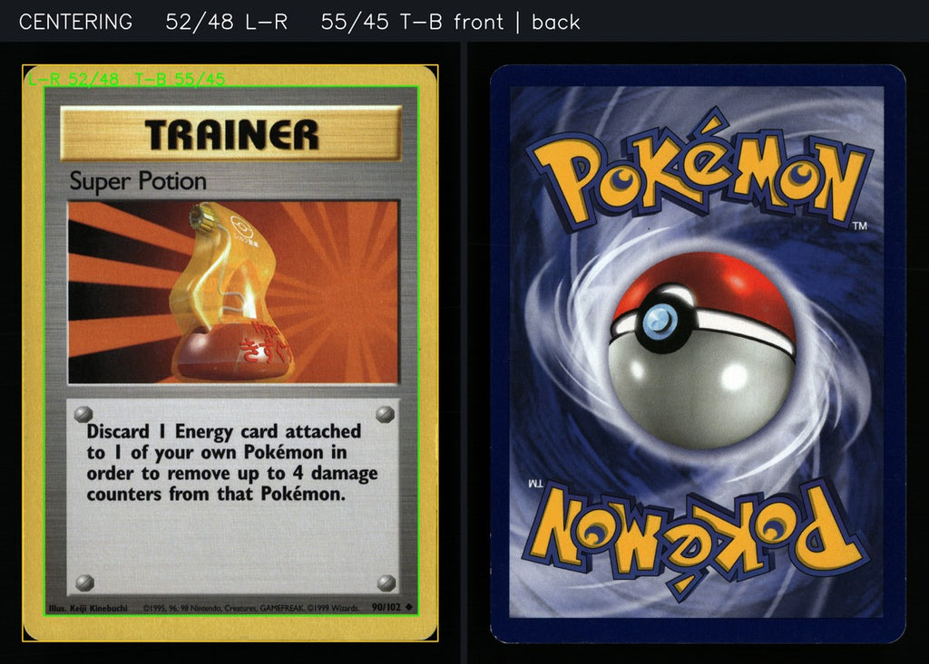 Super Potion 90/102 — Uncommon (Excellent) - Base Set · A185