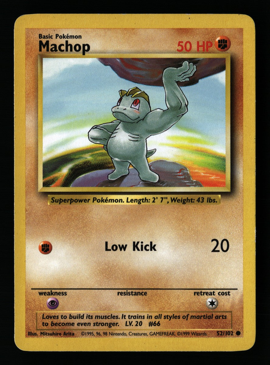 Machop 52/102 — Common (Good) - Base Set · A197