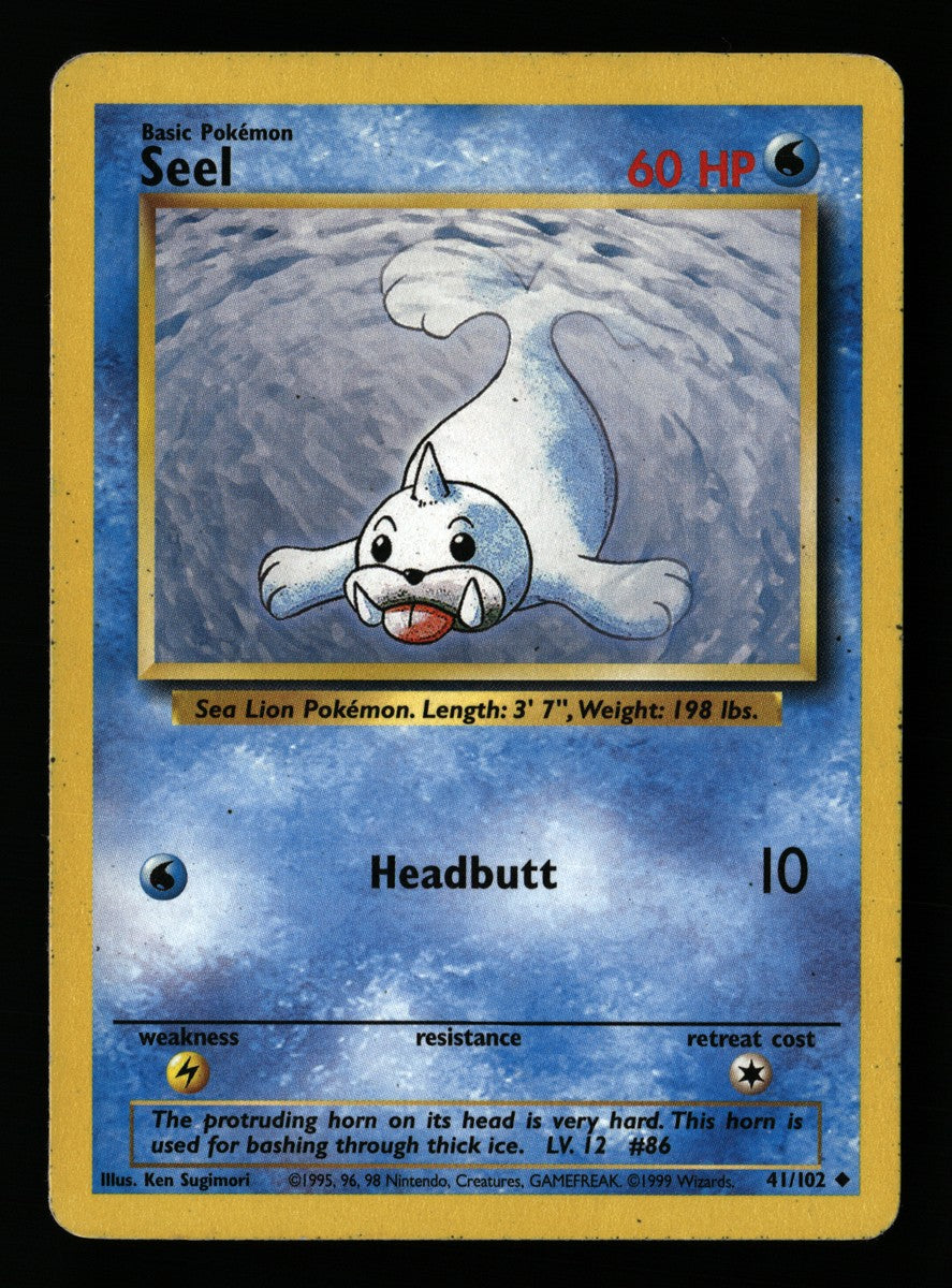 Seel 41/102 — Uncommon (Played) - Base Set · B002