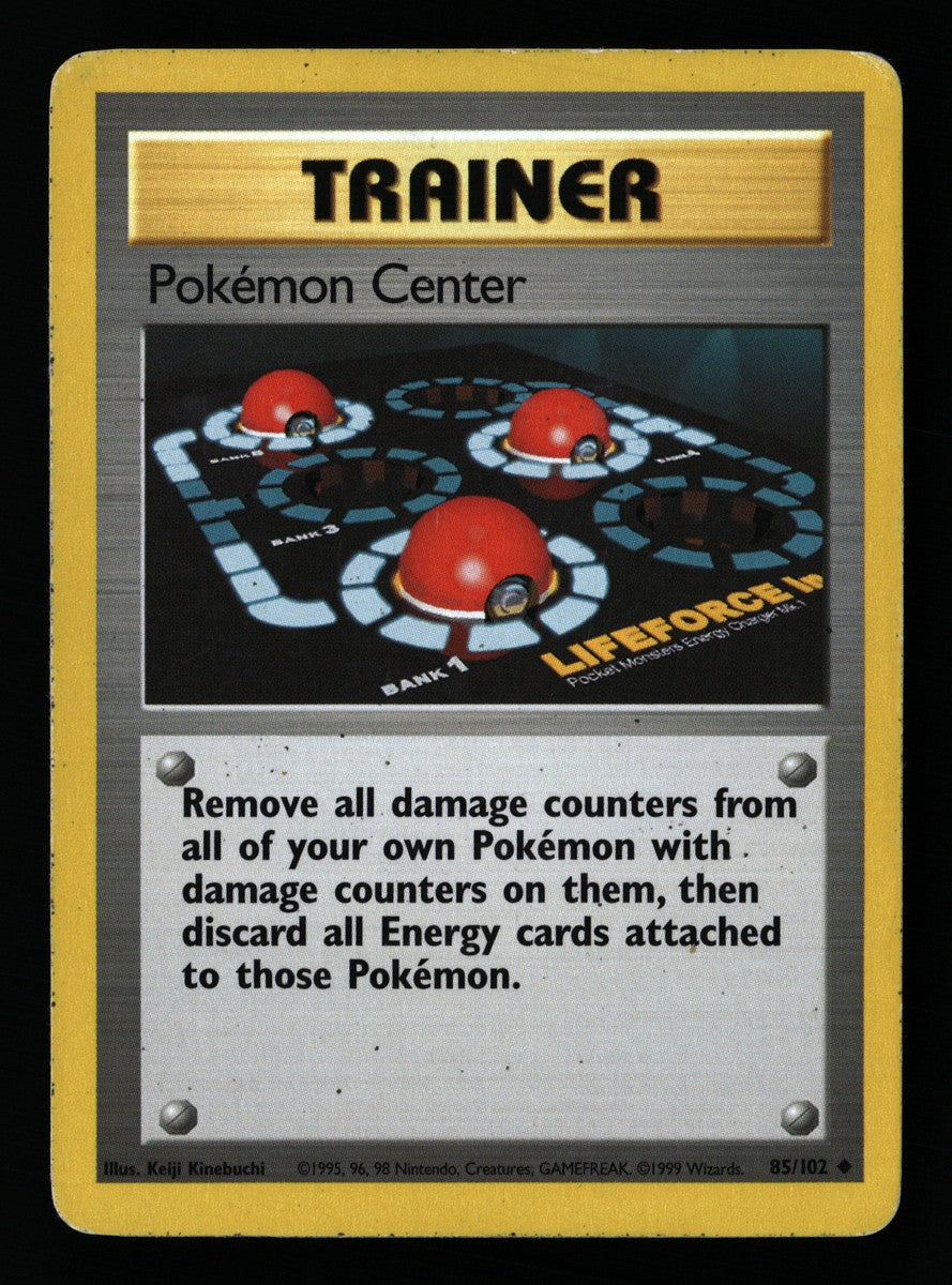 Pokémon Center 85/102 — Uncommon (Light Played) - Base Set · B004