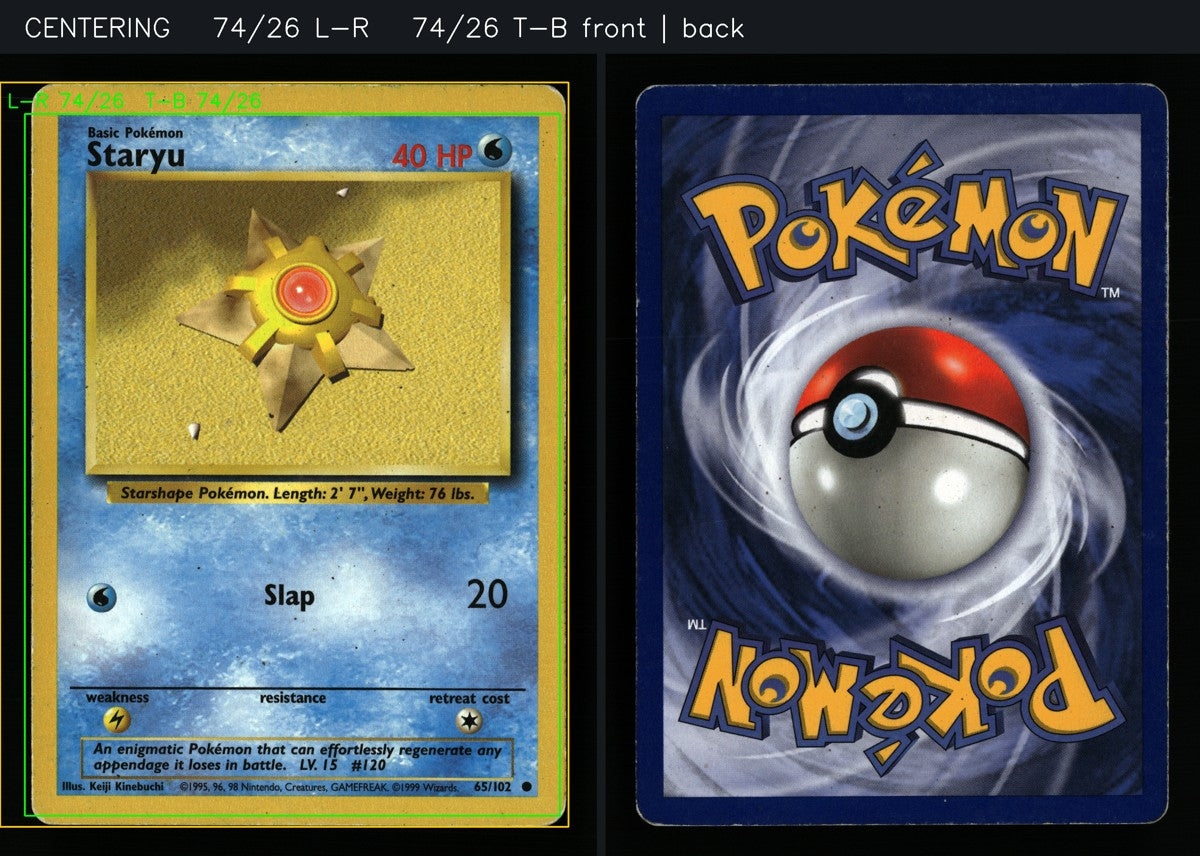 Staryu 65/102 — Common (Poor) - Base Set · B009