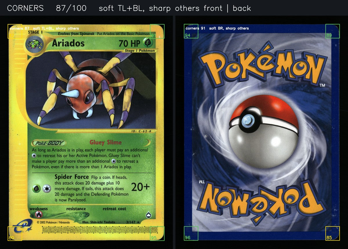 Ariados 3/147 — Rare (Light Played) - Aquapolis · B020