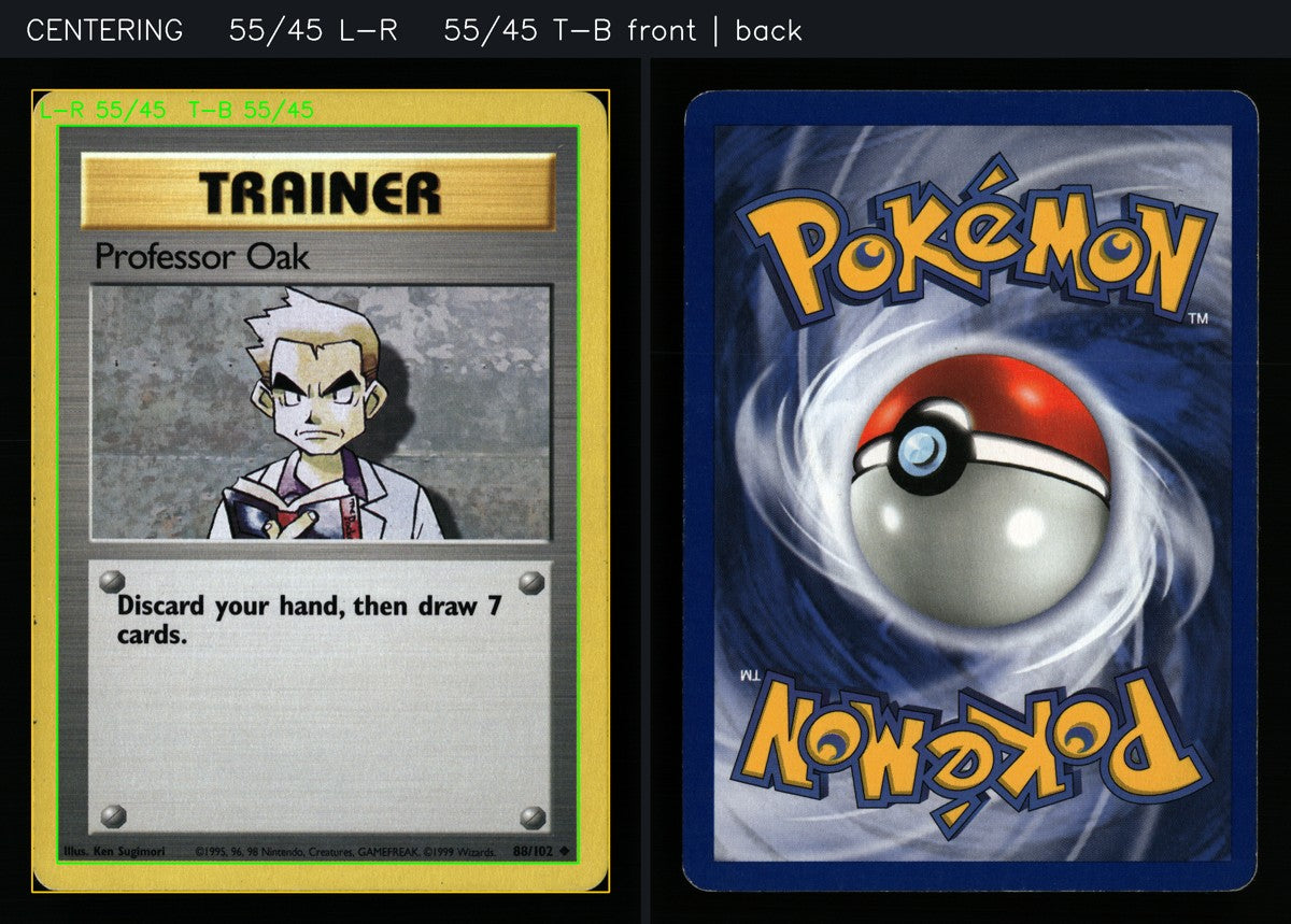 Professor Oak 88/102 — Uncommon (Good) - Base Set · B032