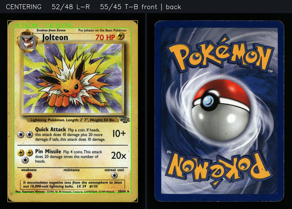 Jolteon 20/64 — Rare (Light Played) - Jungle · B077