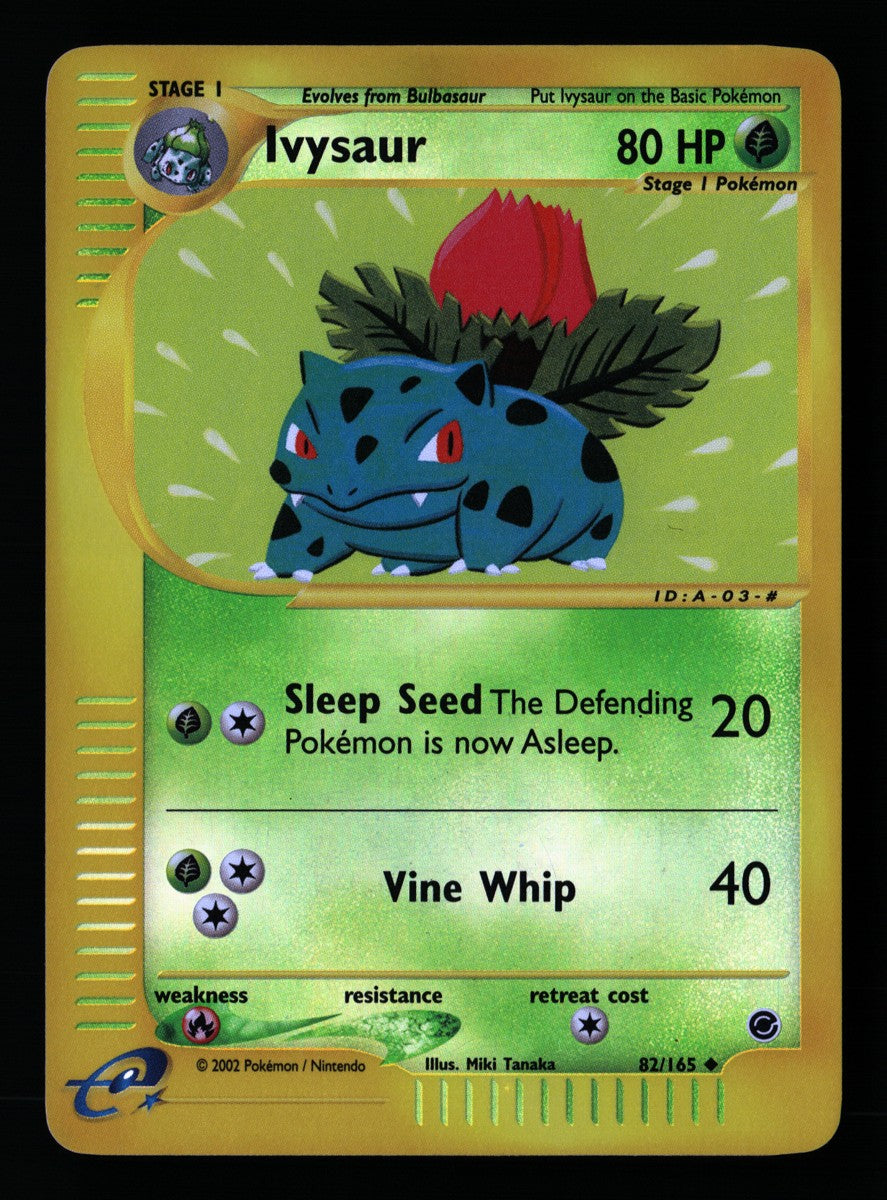 Ivysaur 82/165 — Uncommon Holo (Excellent) - Expedition Base Set · B097