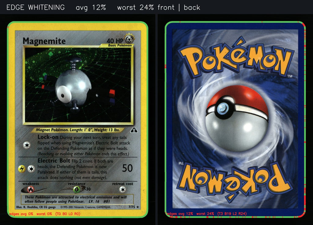 Magnemite 7/75 — Rare Holo (Good) - Neo Discovery · B089