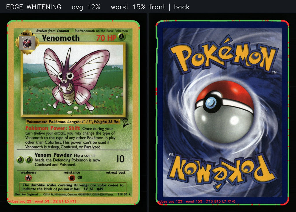 Venomoth 31/130 — Rare (Good) - Base Set 2 · B099