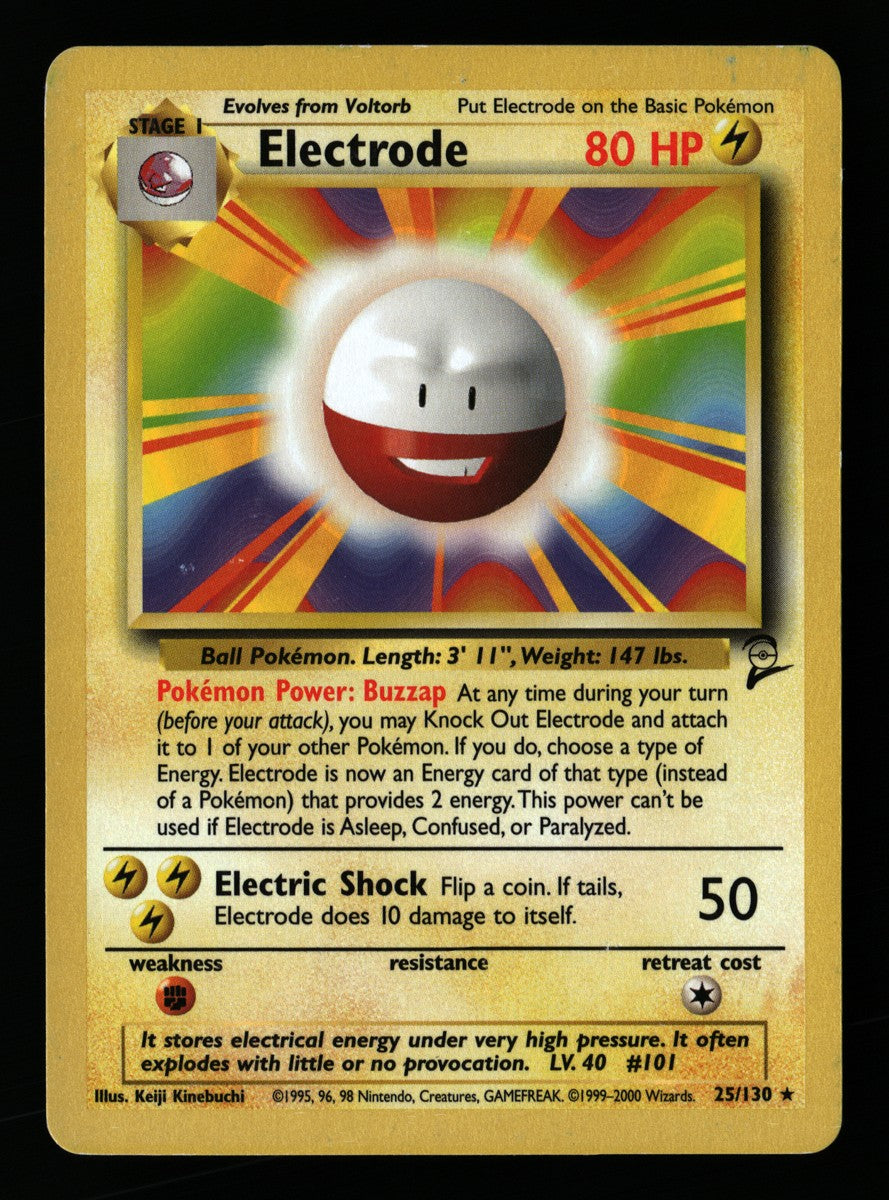 Electrode 25/130 — Rare (Good) - Base Set 2 · B100
