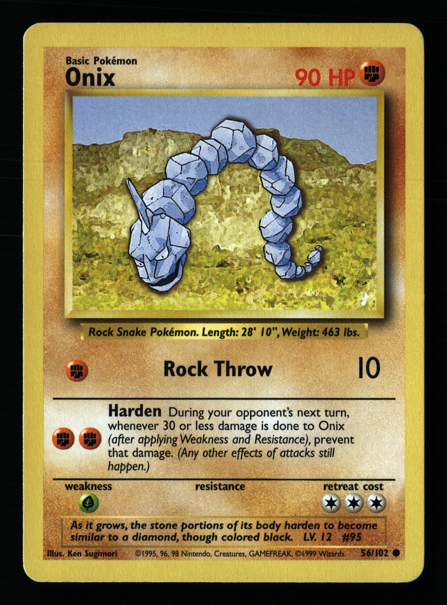 Onix 56/102 — Common (Excellent) - Base Set · B107