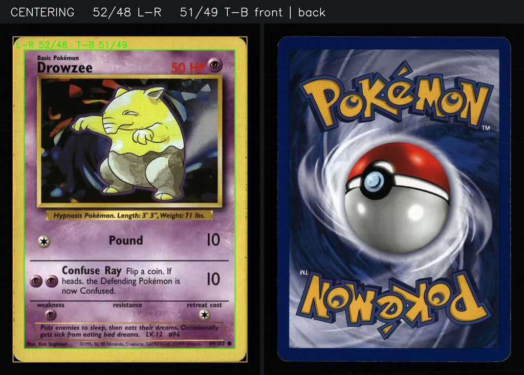Drowzee 49/102 — Common (Excellent) - Base Set · B120