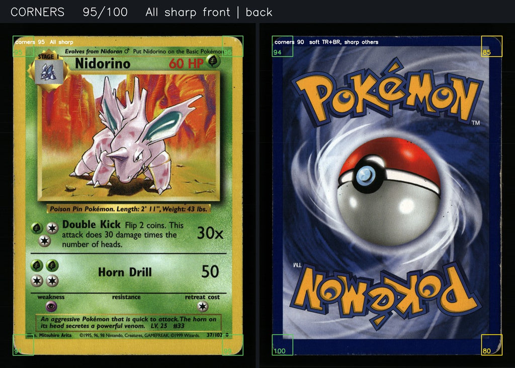 Nidorino 37/102 — Uncommon (Played) - Base Set · B121