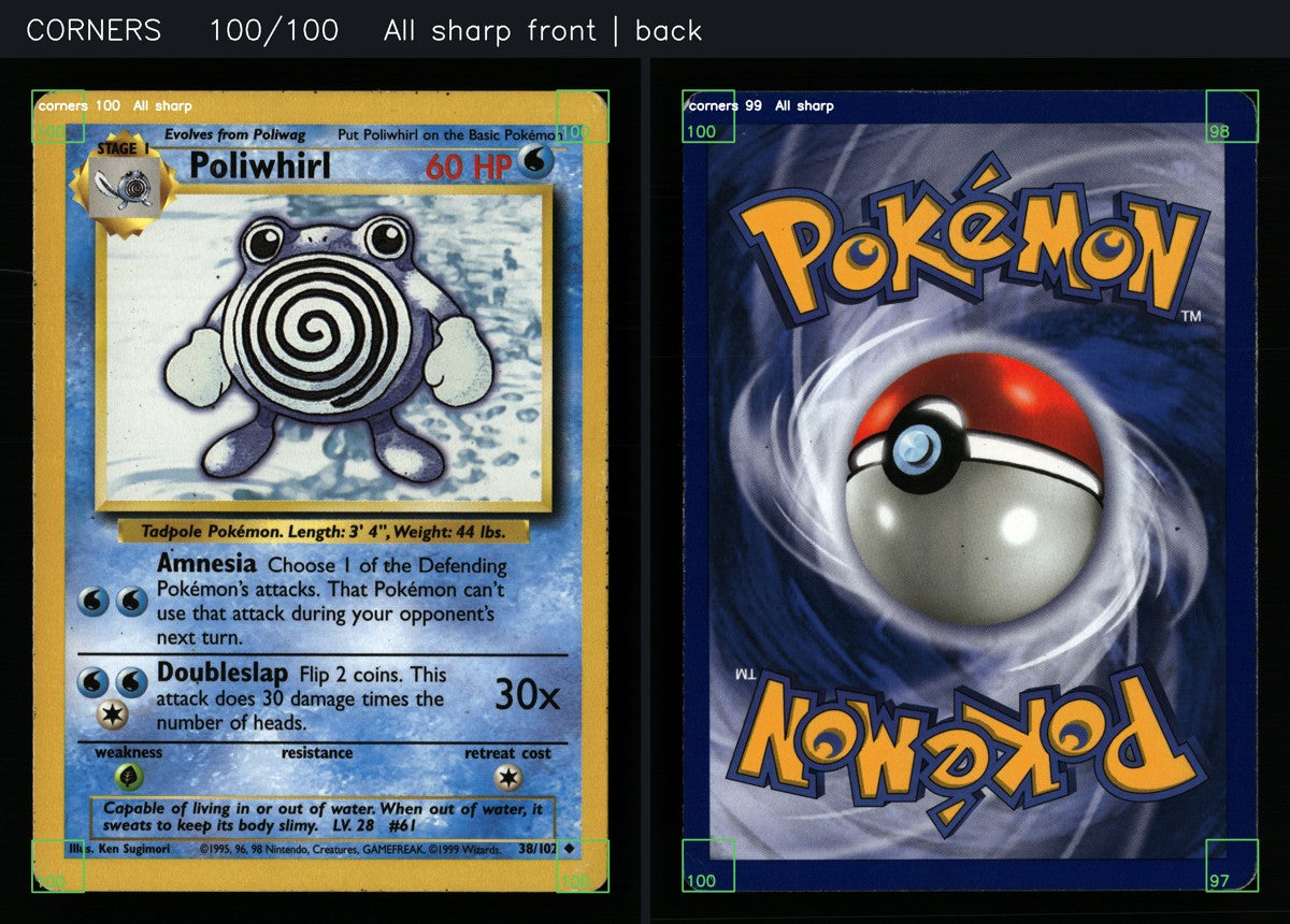 Poliwhirl 38/102 — Uncommon (Good) - Base Set · B158