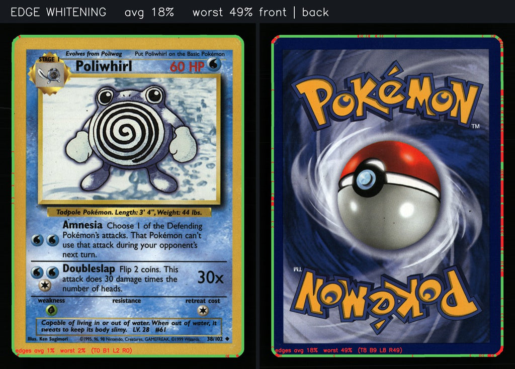 Poliwhirl 38/102 — Uncommon (Good) - Base Set · B158