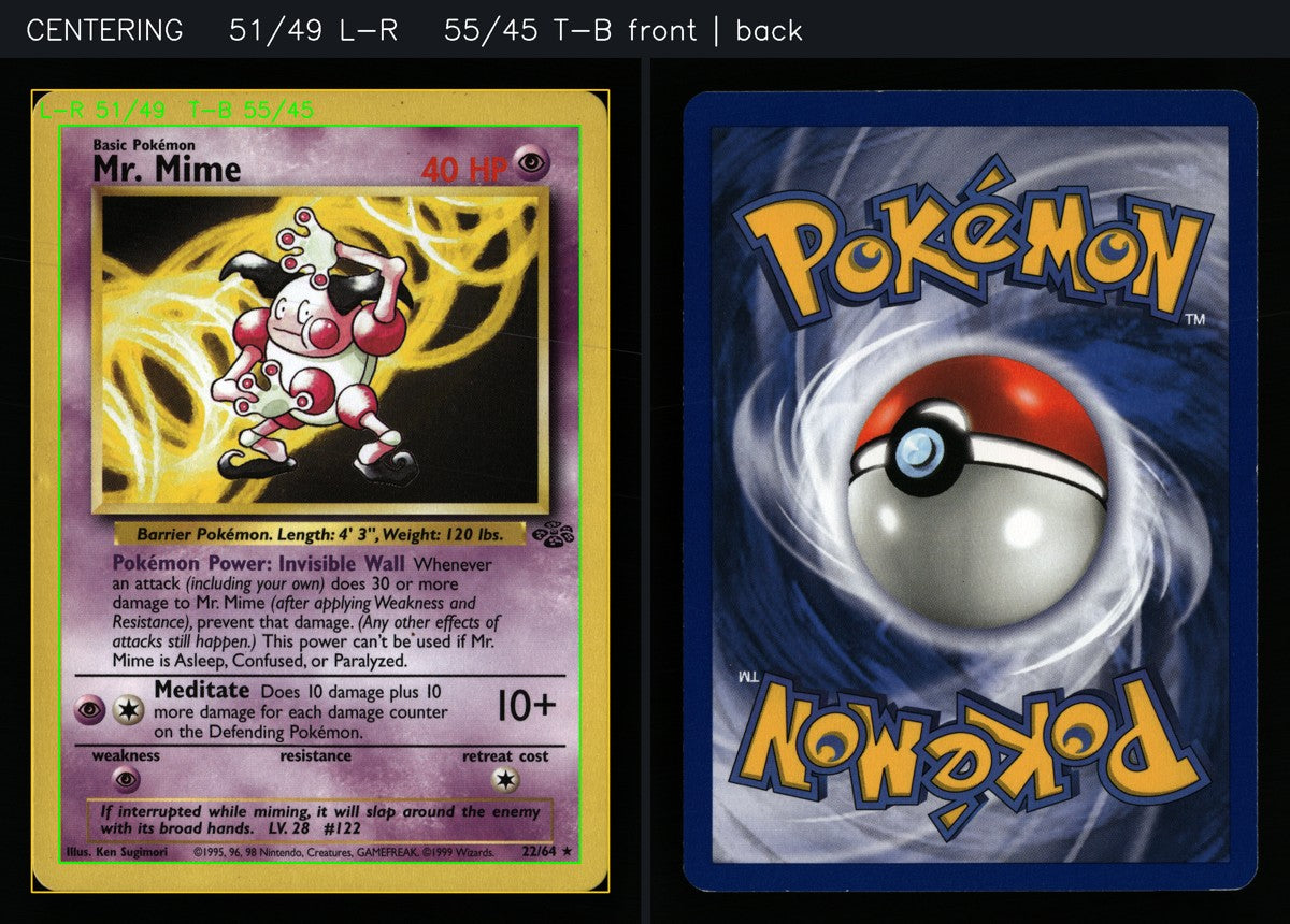 Mr. Mime 22/64 — Rare (Good) - Jungle · B146