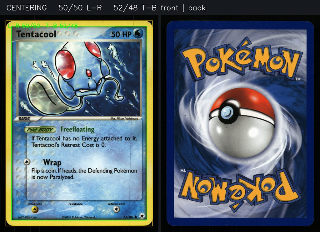 Tentacool 77/101 — Common (Near Mint) - Hidden Legends · C121