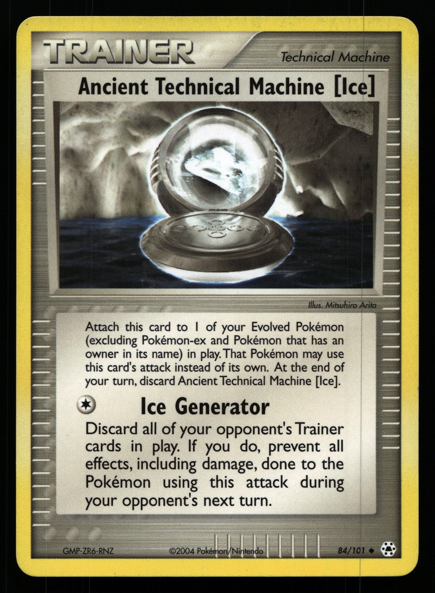 Ancient Technical Machine (Ice) 84/101 — Uncommon (Excellent) - Hidden Legends · C125