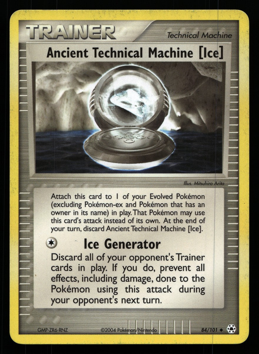Ancient Technical Machine (Ice) 84/101 — Uncommon (Excellent) - Hidden Legends · C126