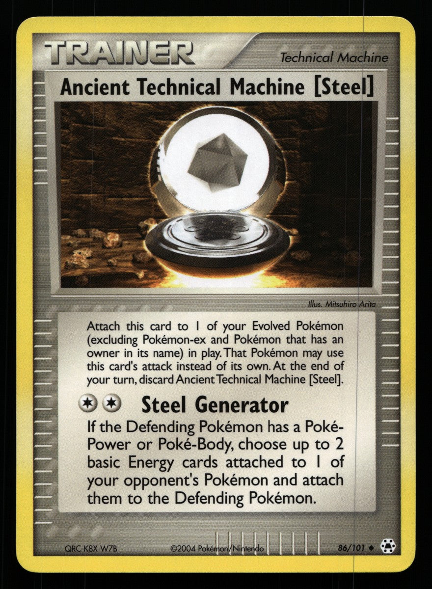 Ancient Technical Machine (Steel) 86/101 — Uncommon (Near Mint) - Hidden Legends · C127