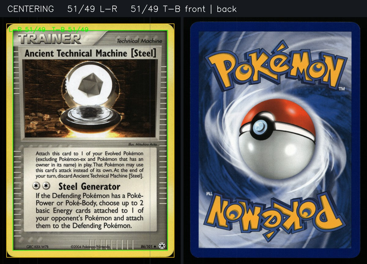 Ancient Technical Machine (Steel) 86/101 — Uncommon (Near Mint) - Hidden Legends · C129