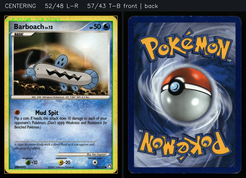 Barboach 72/123 — Common (Good) - Mysterious Treasures · D025