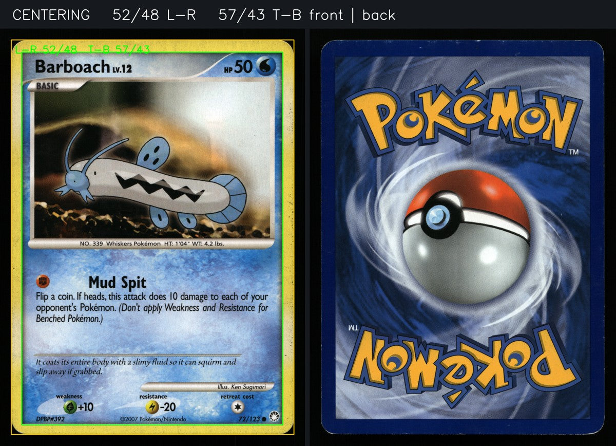 Barboach 72/123 — Common (Good) - Mysterious Treasures · D025