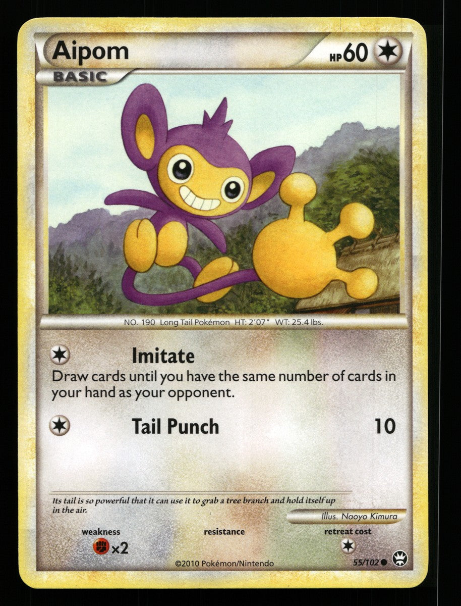 Aipom 55/102 — Common (Good) - Triumphant · D084