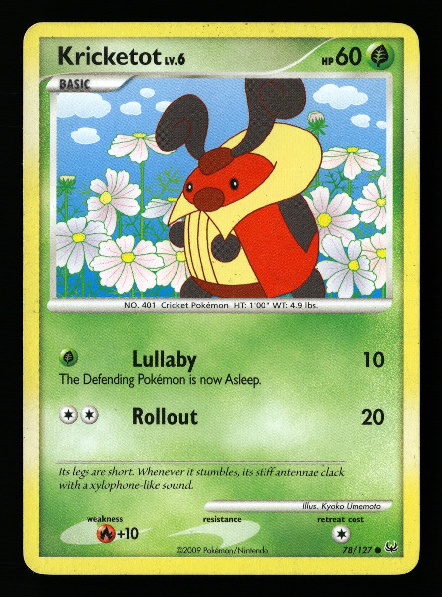 Kricketot 78/127 — Common (Good) - Platinum · E034