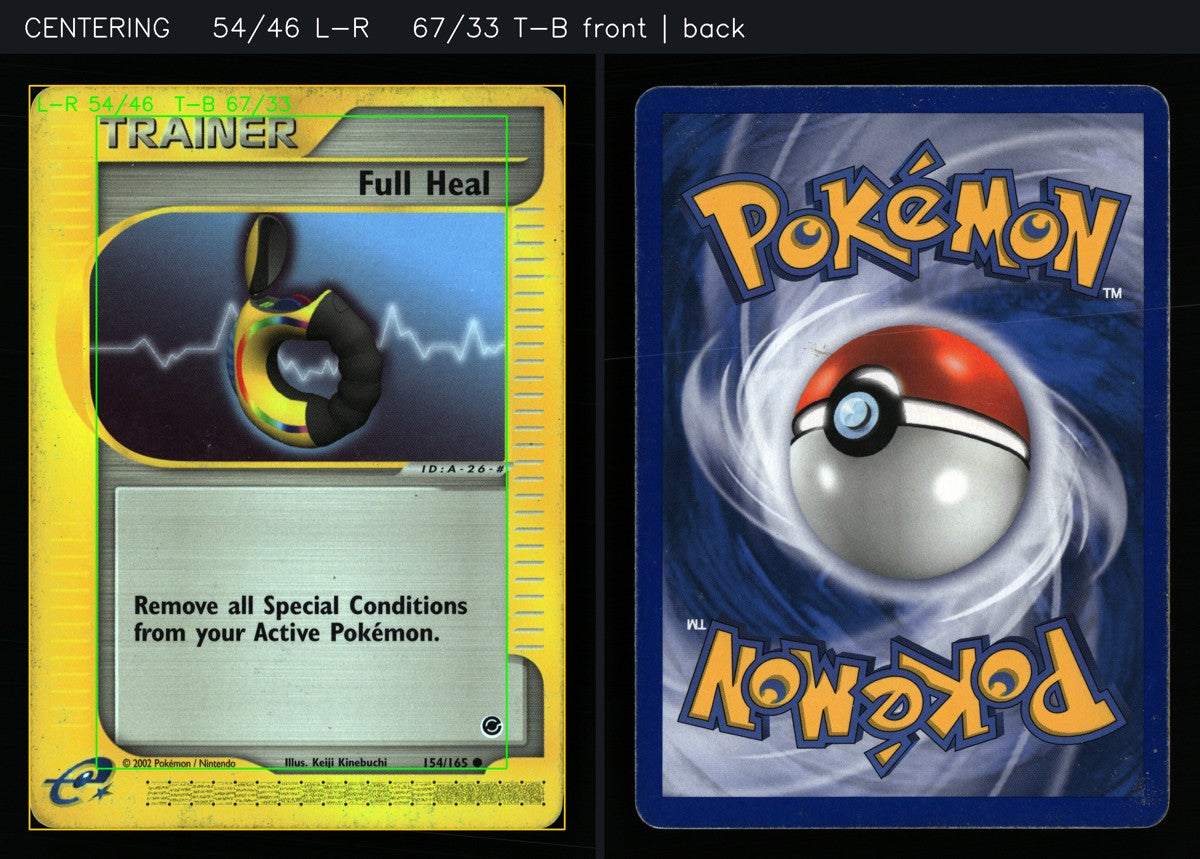 Full Heal 154/165 — Common (Played) - Expedition Base Set · E058