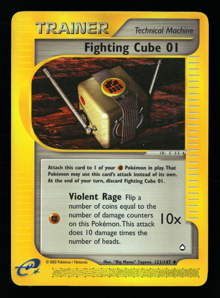 Fighting Cube 01 121/147 — Uncommon (Played) - Aquapolis · E073