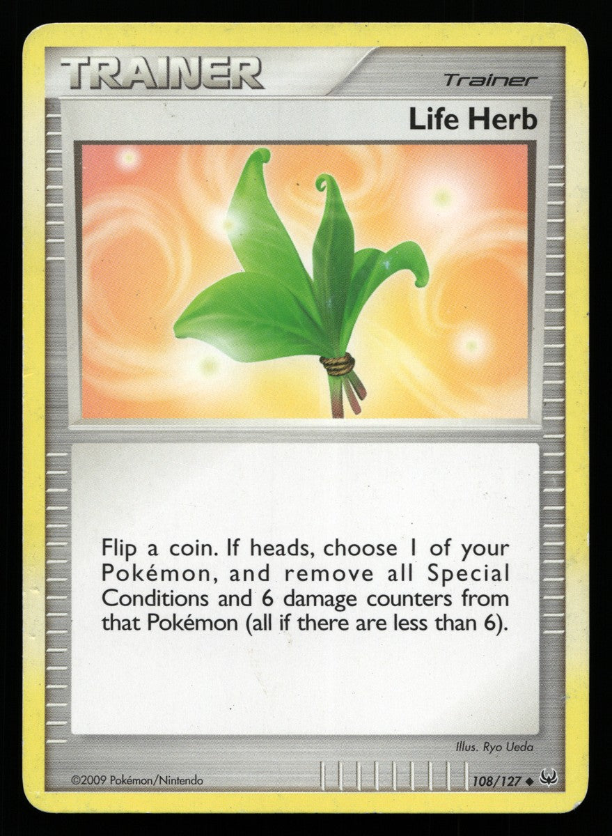Life Herb 108/127 — Uncommon (Played) - Platinum · E116