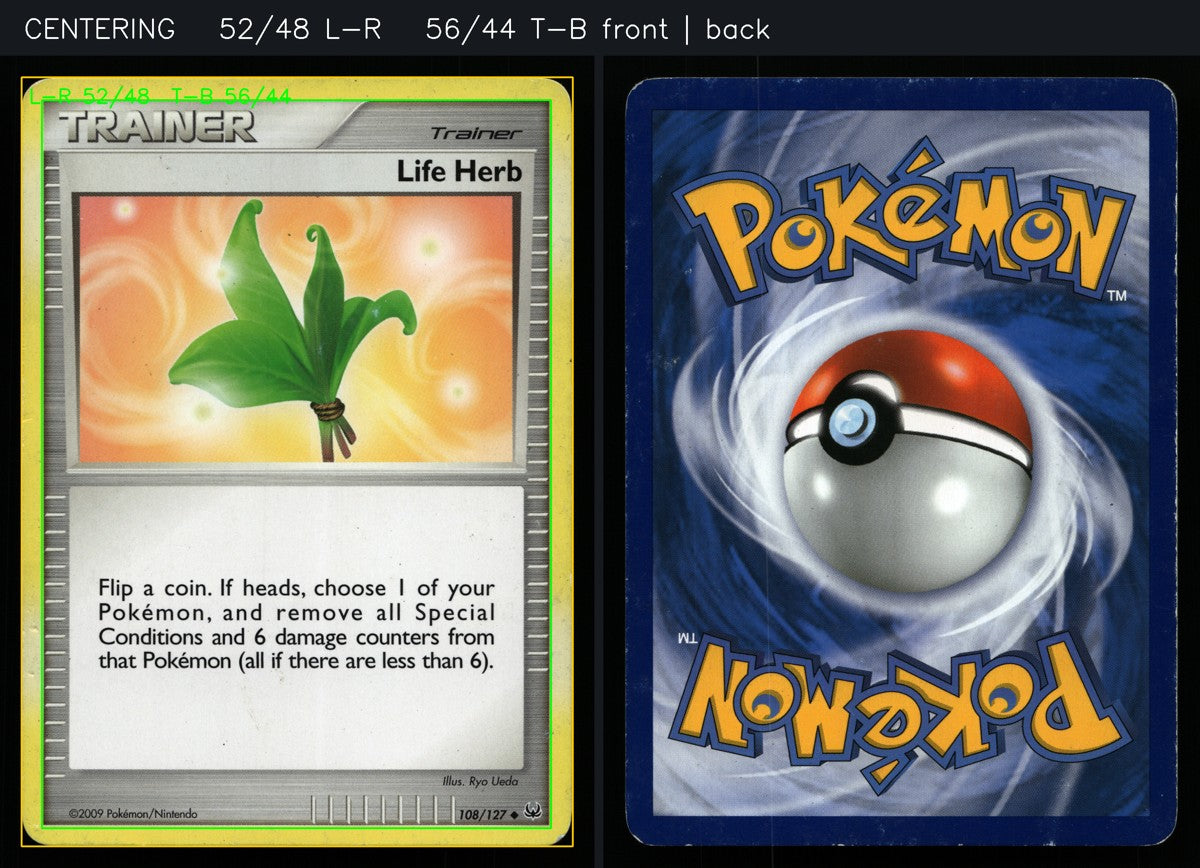 Life Herb 108/127 — Uncommon (Played) - Platinum · E116